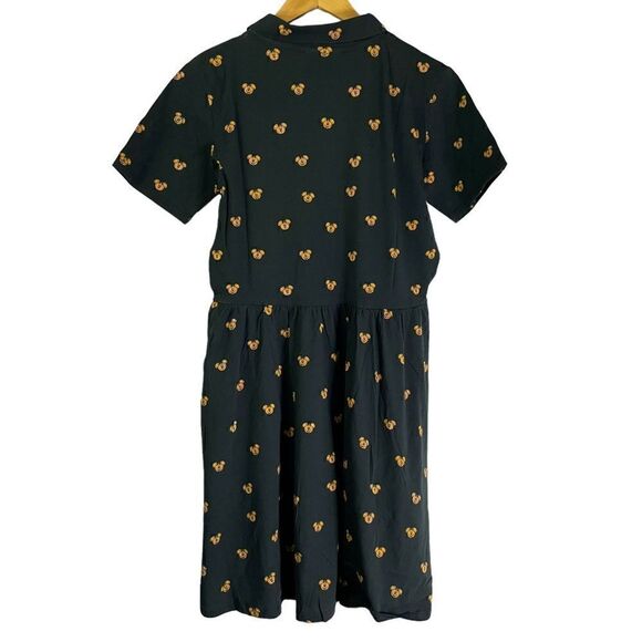 Cakeworthy Disney Mickey Mouse Pumpkin Button Up Dress Halloween - Picture 3 of 9